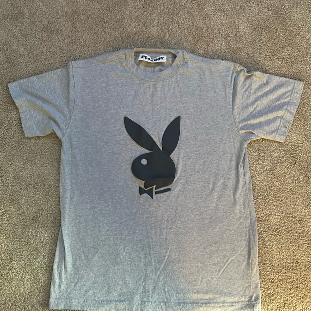 Gray playboy shortsleeved shirt